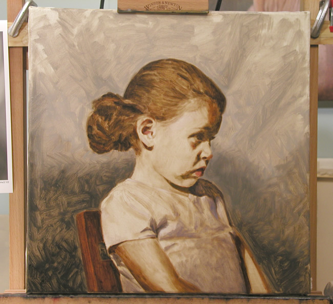retrato al oleo tutorial